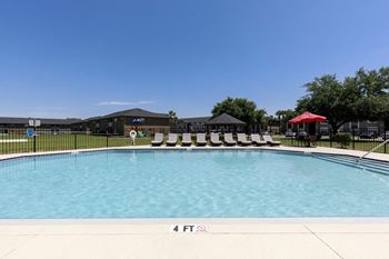 Swimming pool with sundeck